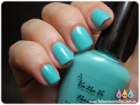 VaNaVi Nails en Todos mis Esmaltes! turquesa-pastel-vanavi-vanesa-villata