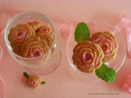 Rosas de Galleta con Aroma de Rosas. San Valentín’14