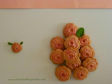 Rosas de Galleta con Aroma de Rosas. San Valentín’14