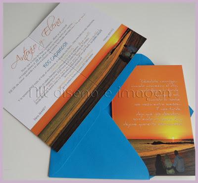 Invitacion de boda personalizada