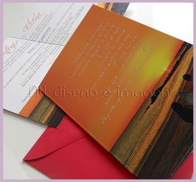 Invitacion de boda personalizada