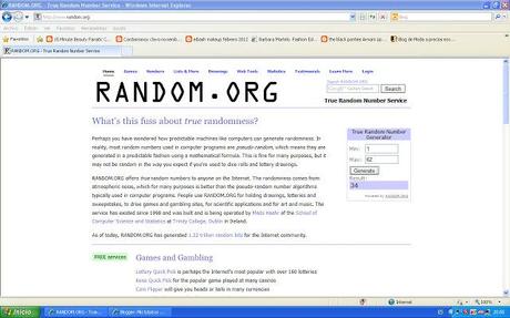 Resultado del sorteo