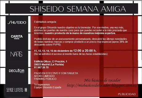 Semana Amiga de SHISEIDO
