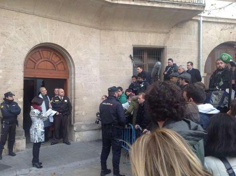 Infanta Cristina llega a los juzgados de Palma