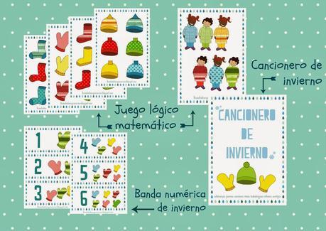 Descargables: Pack Invierno II para educación Infantil, lógica matemática