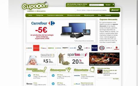 Aprovechate de las ventajas de tener un millon de descuentos. Cupooon.es