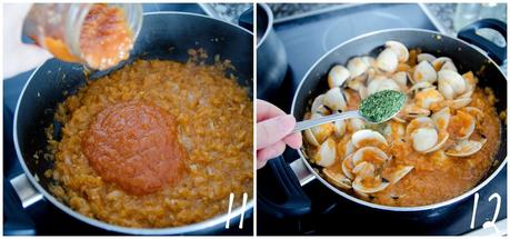 Almejas a la marinera