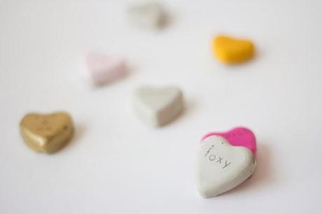 DIY.........CORAZONES DE CEMENTO PARA SAN VALENTIN