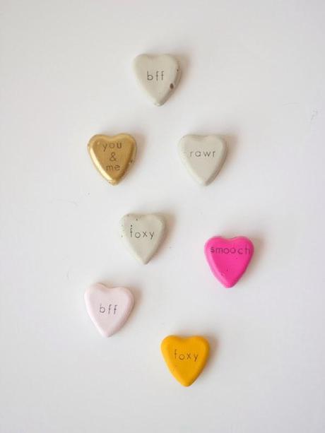 DIY.........CORAZONES DE CEMENTO PARA SAN VALENTIN