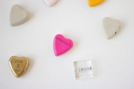 DIY.........CORAZONES DE CEMENTO PARA SAN VALENTIN