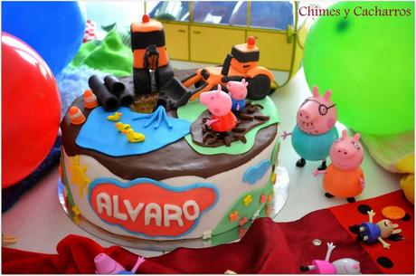 Tarta de Peppa Pig para Álvaro