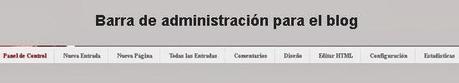 barra administracion para blogger