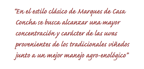 Marqués de Casa Concha, Cabernet Sauvignon 2011