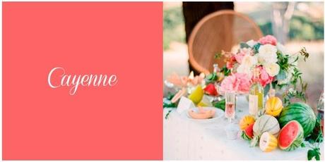 BODAS: Los 10 colores de moda 2014 / WEDDINGS: Top ten colours 2014