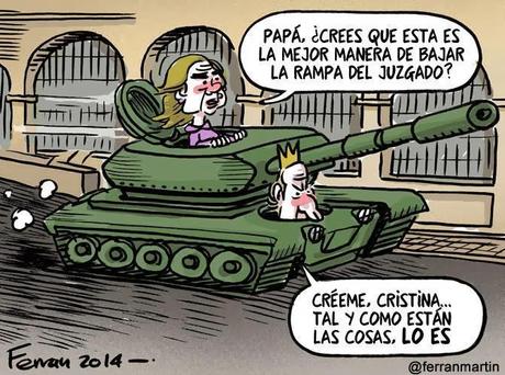 La rampa de la Infanta y el drama de su imputación.