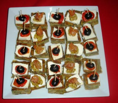 Pincho de tortilla de alcachofa