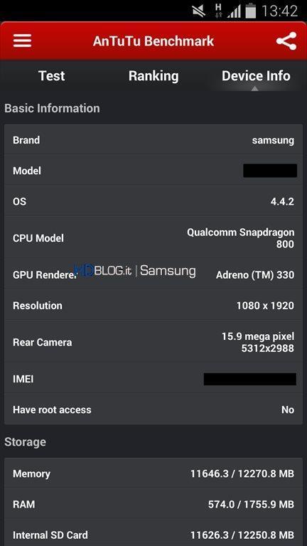 Un posible Galaxy S5 con pantalla Full HD aparece en AnTuTu
