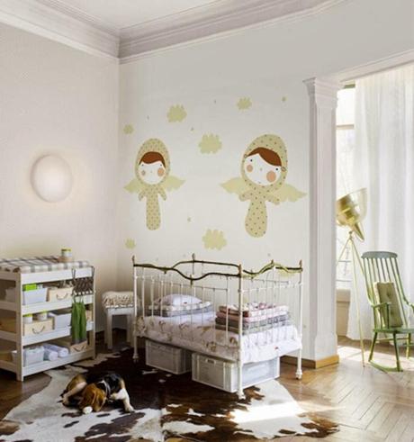 MURALES DE PAPEL PINTADO PARA UNA HABITACIÓN INFANTIL