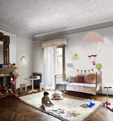 MURALES DE PAPEL PINTADO PARA UNA HABITACIÓN INFANTIL