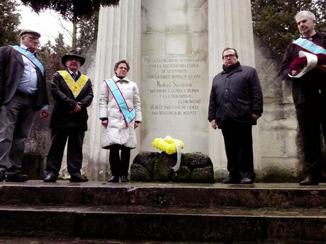 Ofrenda floral a los presidentes de la Primera República española