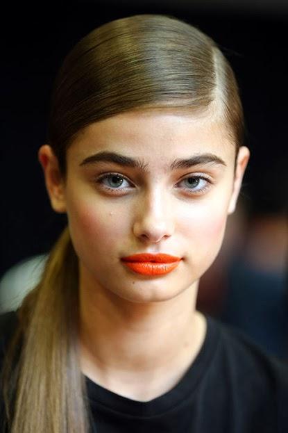 Orange lips