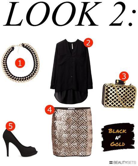 Beautysets - black and gold