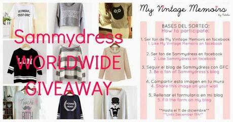 Sammydress GIVEAWAY// SORTEO