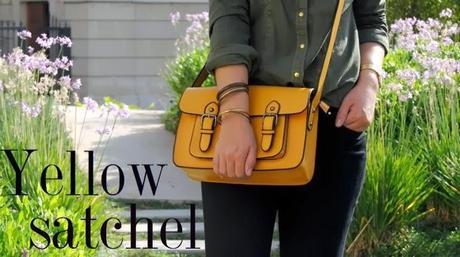 Yellow satchel