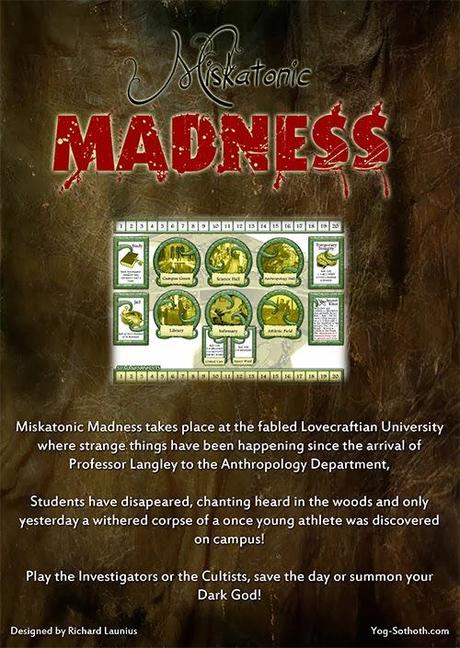 Miskatonic Madness,un P&P de los Mitos de Cthulhu