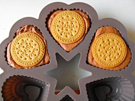 Mousse de chocolate con cobertura brillante