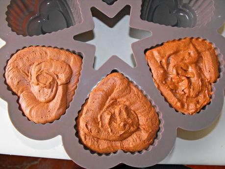 Mousse de chocolate con cobertura brillante