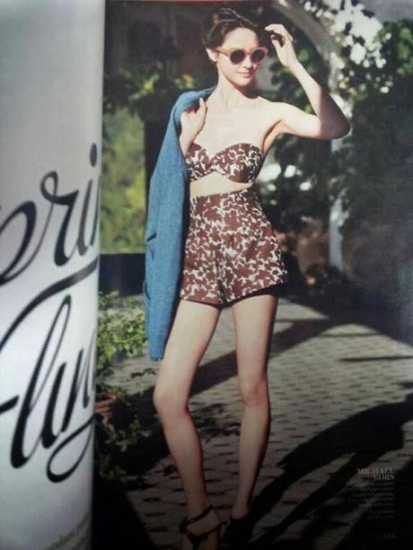 Shailene y Theo en In Style Magazine.