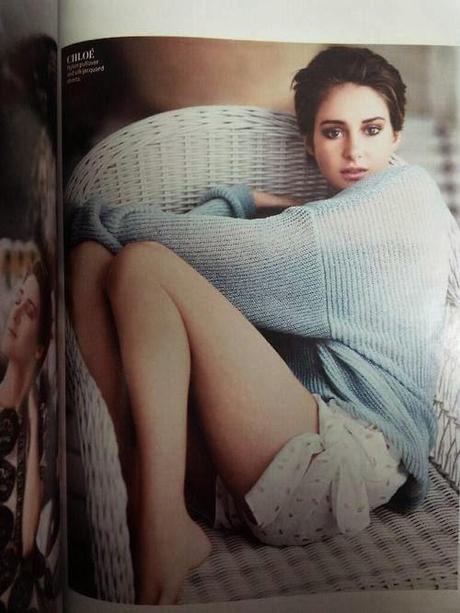 Shailene y Theo en In Style Magazine.
