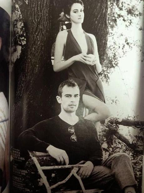 Shailene y Theo en In Style Magazine.