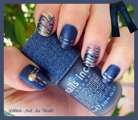 Jeans manicure a mi estilo con pinceles KKCenterHk