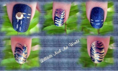 Jeans manicure a mi estilo con pinceles KKCenterHk