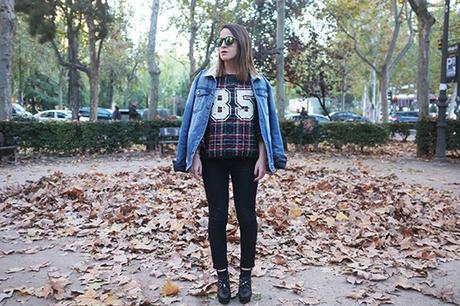 shearling denim jacket, borreguillo, blogger