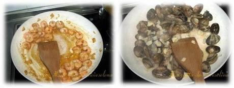 Bisqué (Sopa) de langostinos con almejas