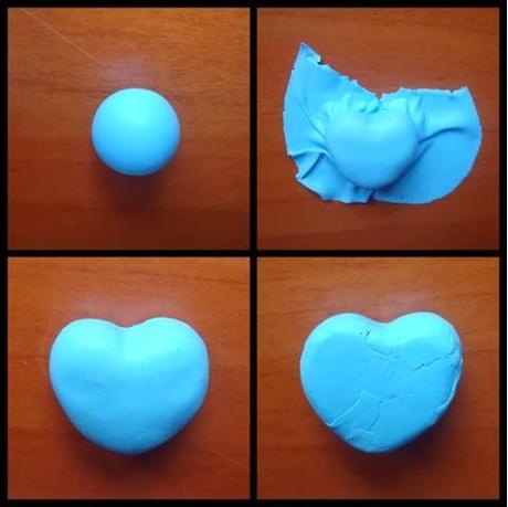 Handmade para Bloggers: Colgante Corazón de Arcilla Polimérica