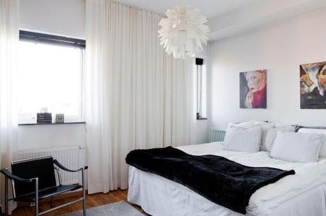 Ático moderno con amplia terraza muebles de diseño estilo nórdico escandinavo diseño de exteriores terrazas decoración interiores pequeños decoración diseño áticos decoración de salones nórdicos cocinas blancas modernas blog decoración de interiores Ático moderno con amplia terraza