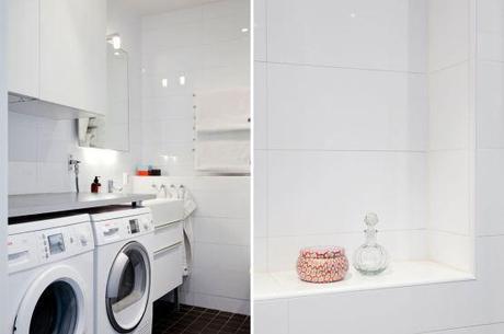 Ático moderno con amplia terraza muebles de diseño estilo nórdico escandinavo diseño de exteriores terrazas decoración interiores pequeños decoración diseño áticos decoración de salones nórdicos cocinas blancas modernas blog decoración de interiores Ático moderno con amplia terraza