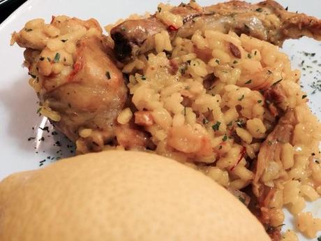 Arroz de campo, mar y limón.