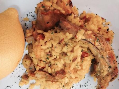 Arroz de campo, mar y limón.