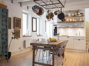 vieja casa Suecia, adaptada vida moderna