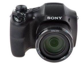 Sony Cybershot DSC H300 arriba frontal