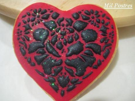 Galletas corazón para San Valentín