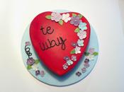 Tarta corazón amoroso