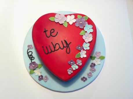 love valentines cake