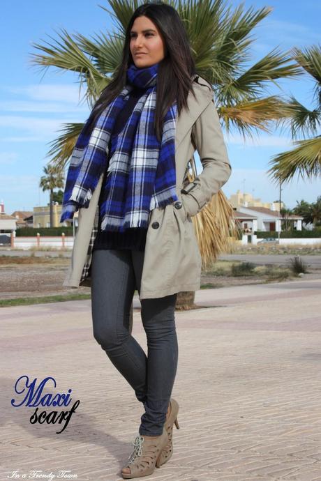Outfit: Maxi-scarf
