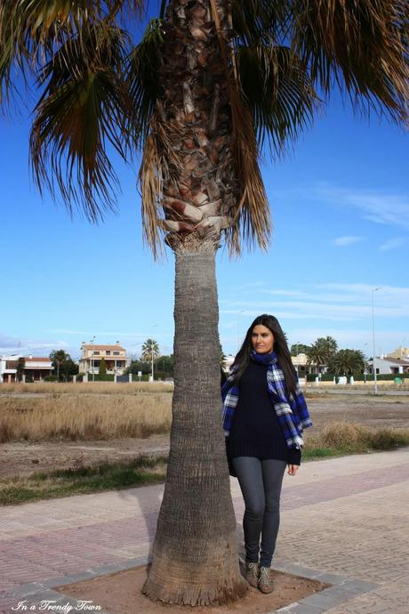 Outfit: Maxi-scarf